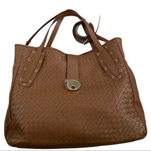 Giorgia Milani leather tote bag purse